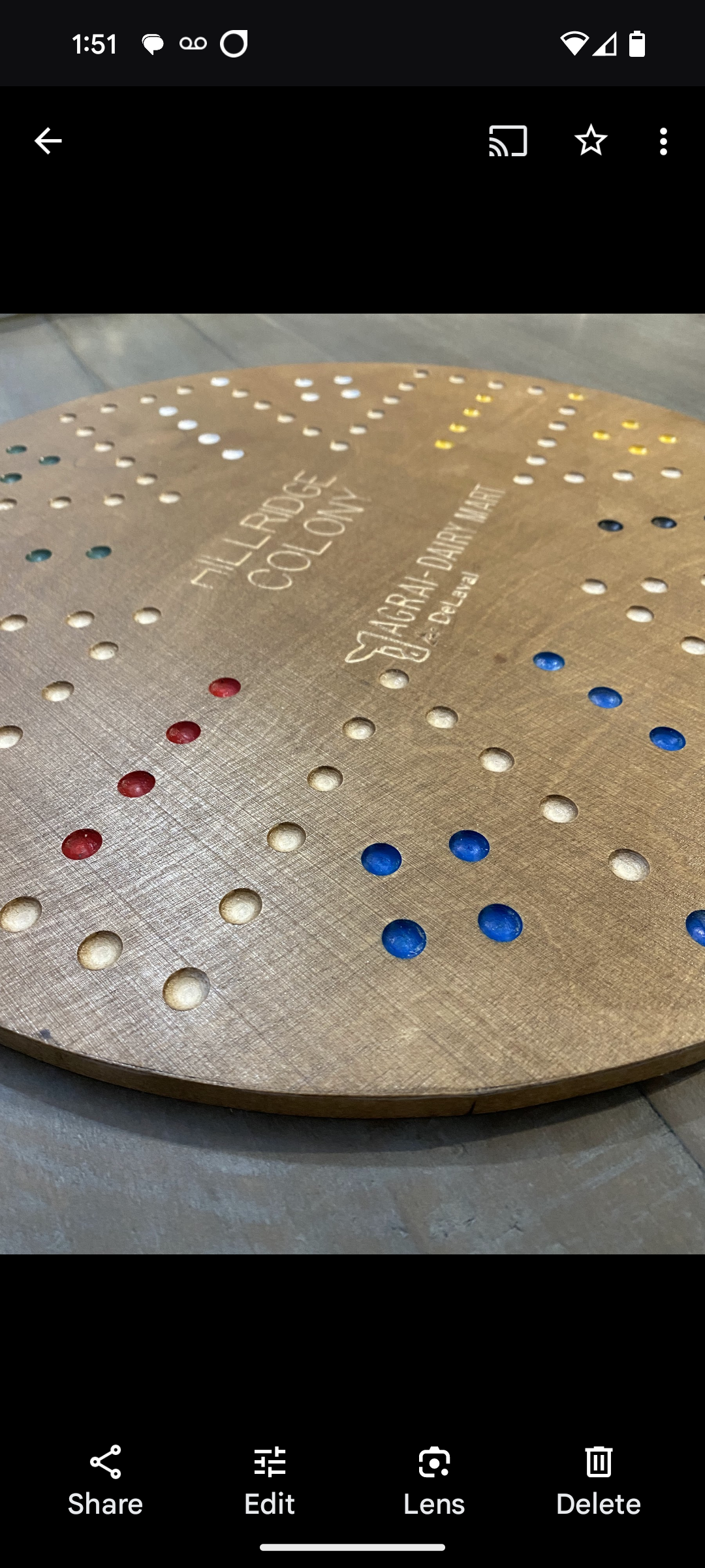 Aggravation game board Personalized