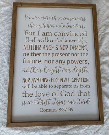 Engraved Bible verse