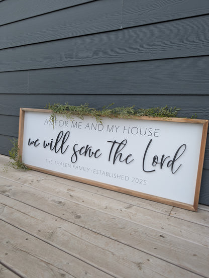 We will serve the Lord