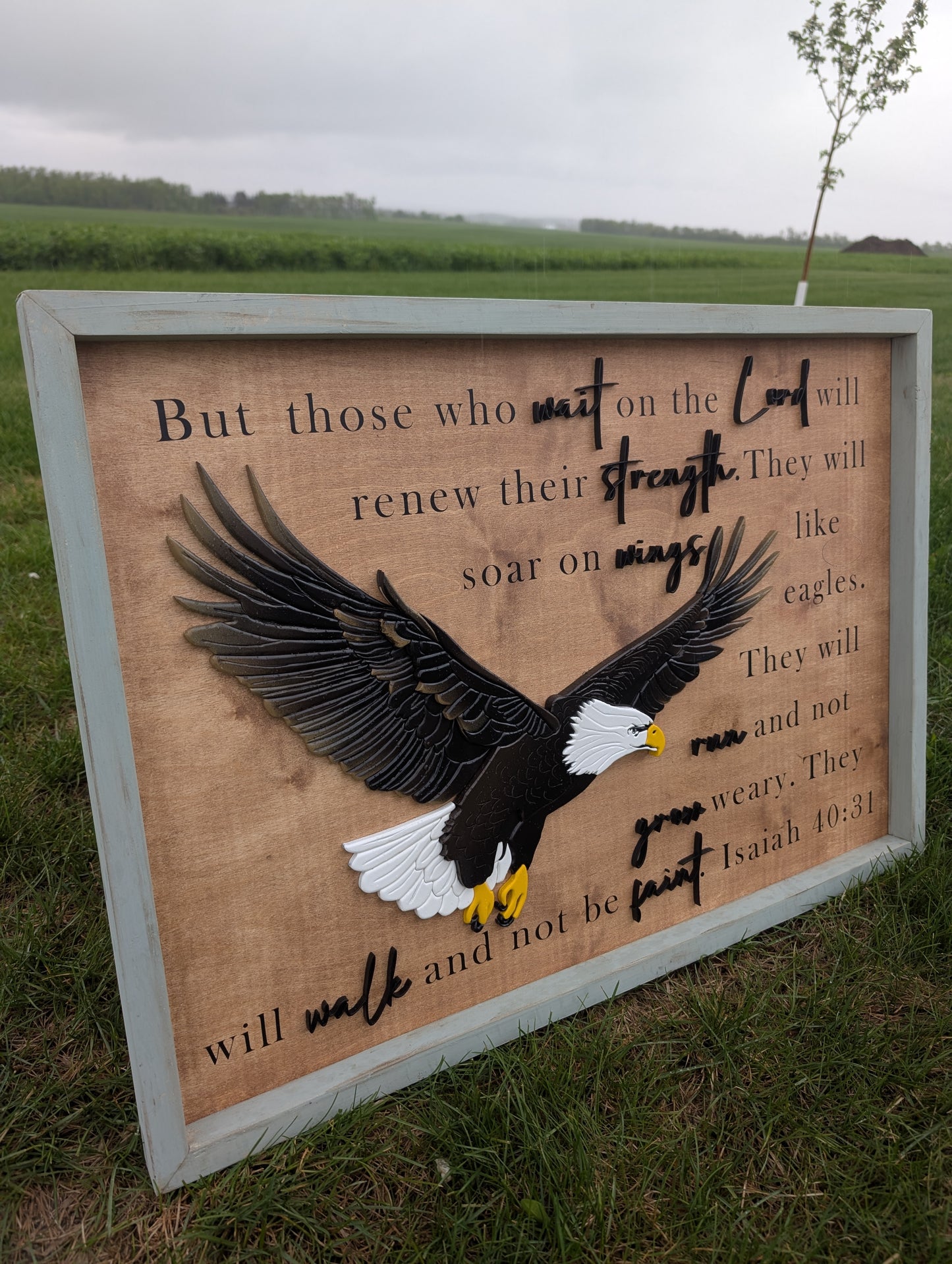 Custom Eagle sign