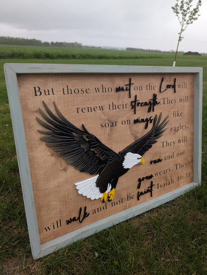 Custom Eagle sign