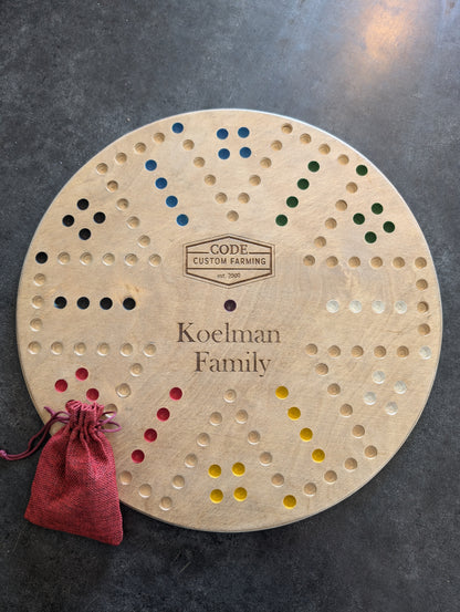 Aggravation game board