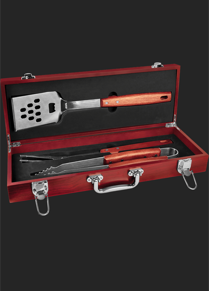 Bbq set engraved