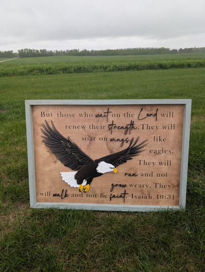 Custom Eagle sign