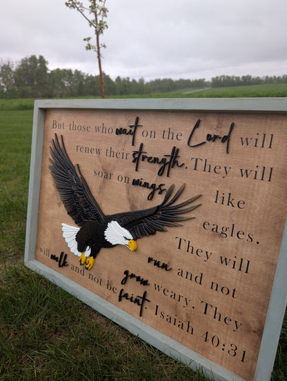 Custom Eagle sign