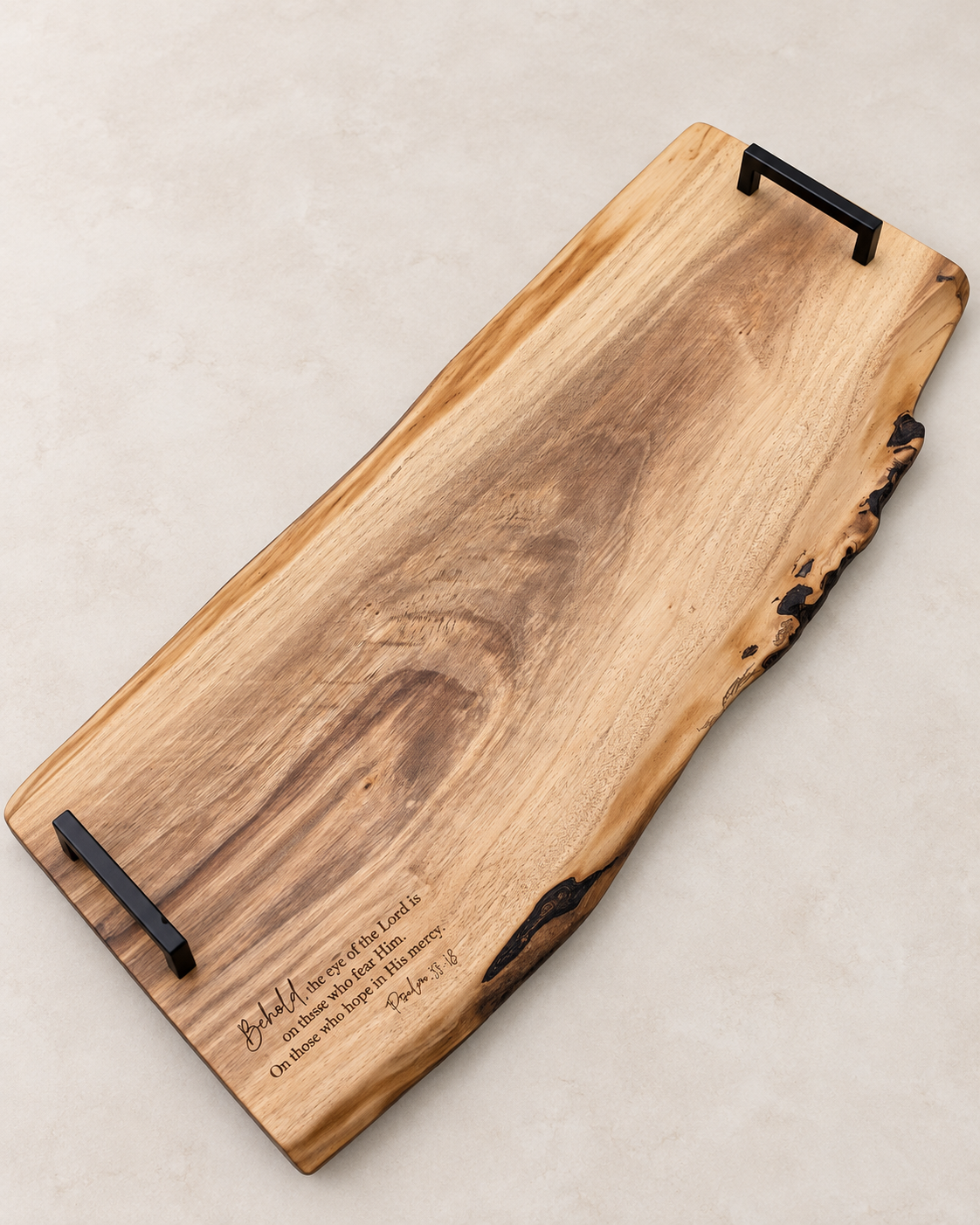Live Edge Charcuterie Serving Board