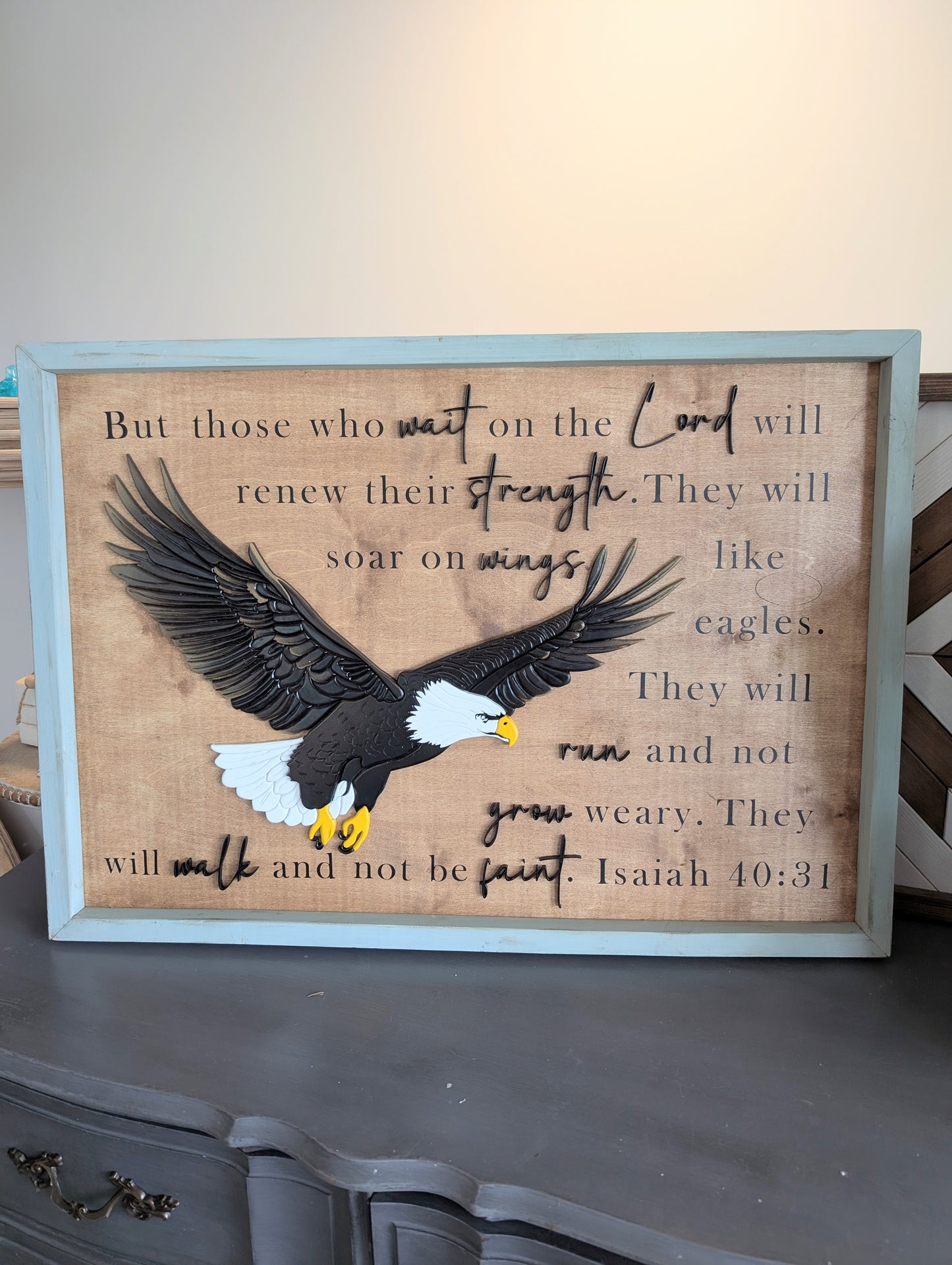 Custom Eagle sign