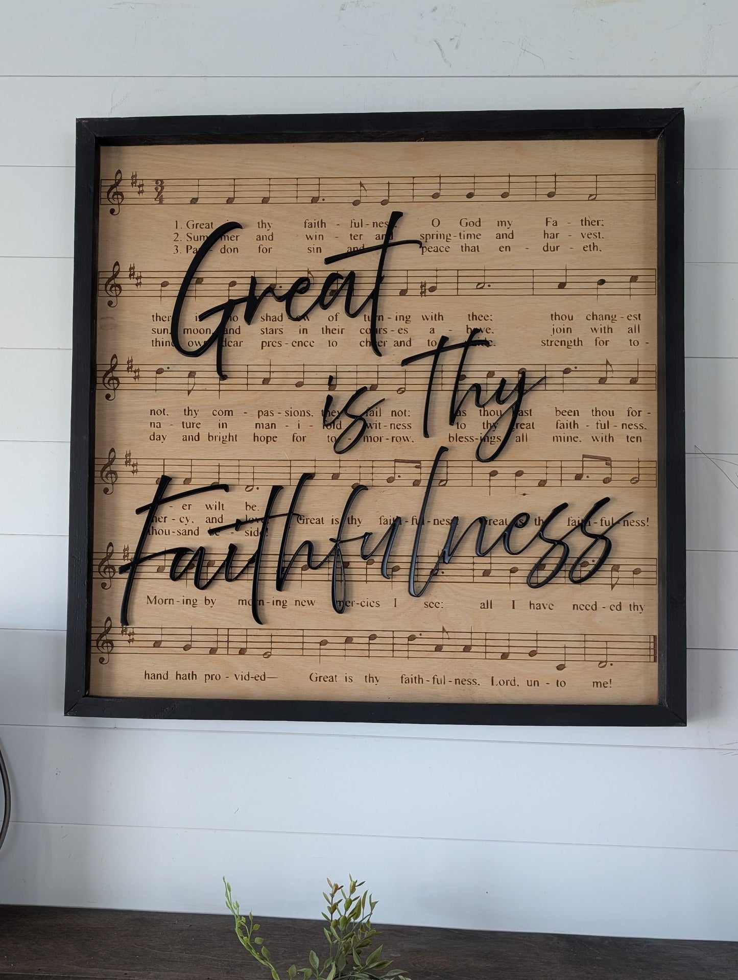 Great is thy Faithfulness